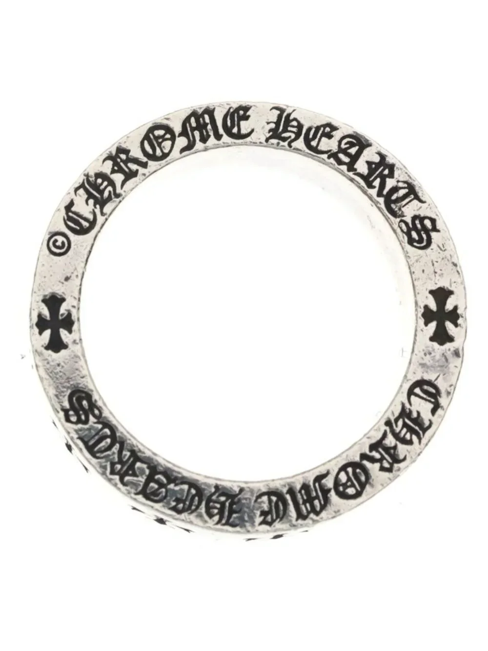 Chrome Hearts Spacer Forever Ring Silver